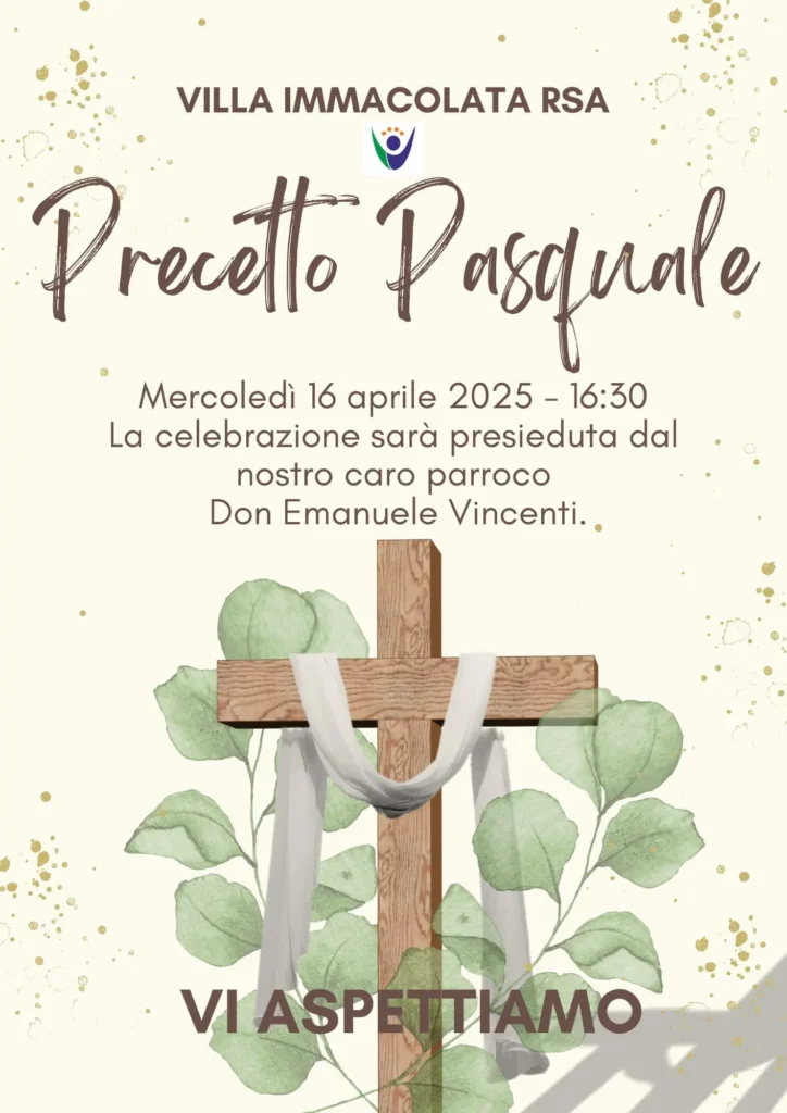precetto pasquale villa immacolata rsa