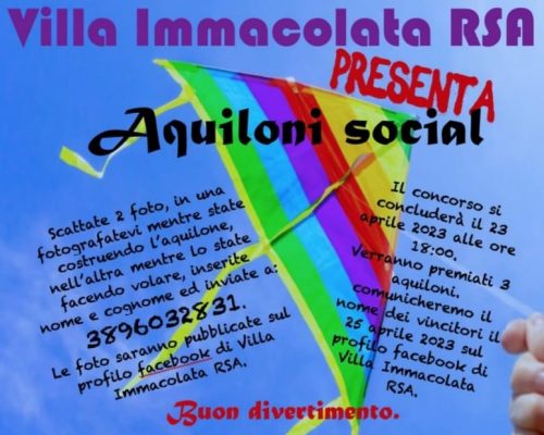“Aquiloni Social”: un cielo di creatività e condivisione