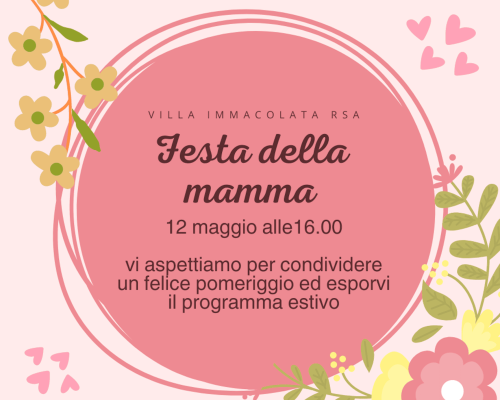 Festa della Mamma a Villa Immacolata