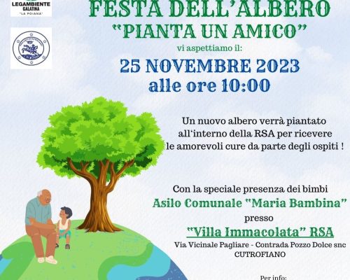 Festa dell’Albero “Pianta un Amico”