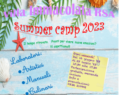 Summer Camp 2023 a Villa Immacolata